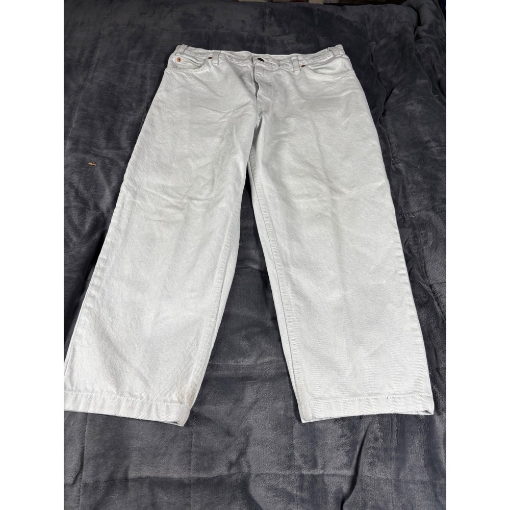 Vintage Levis Light Wash Straight Leg Jeans Mens W36 L30 Made in USA Cotton